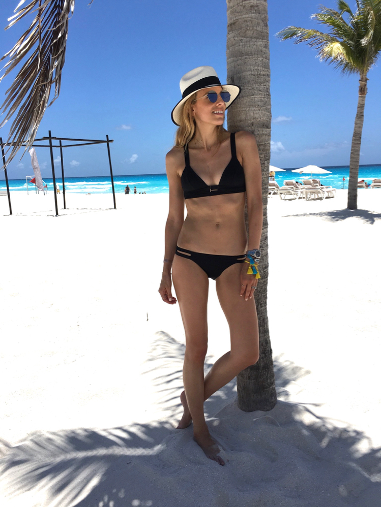 Vitamin A Bikini, Black Bikini, Cancun, Mexico