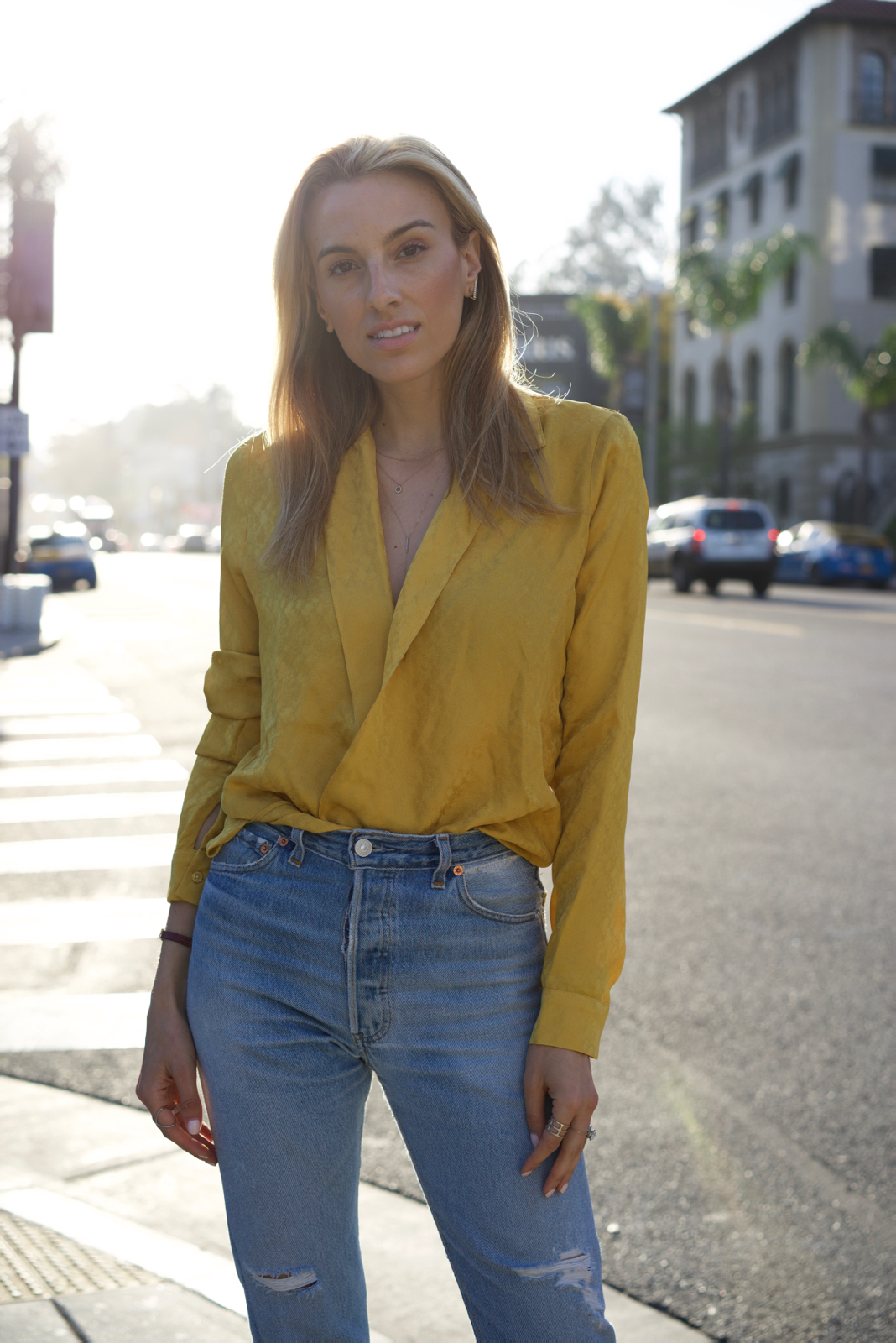 California, Travel, Sunset, Yellow, Spring Trends, Reformation,Golden hour, Chanel Shoes