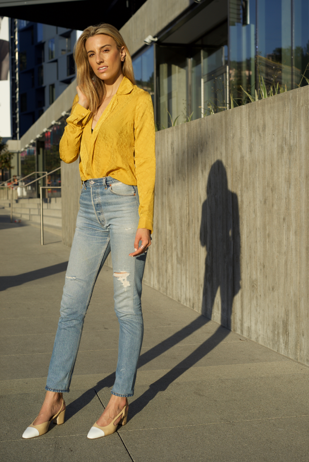 California, Travel, Sunset, Yellow, Spring Trends, Reformation, Golden hour, Chanel Shoes