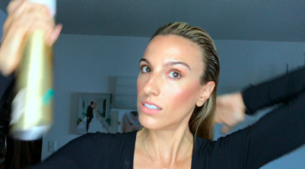 How To Get Chic Slicked Back Hair  Video Tutorial - Lisa DiCicco Cahue